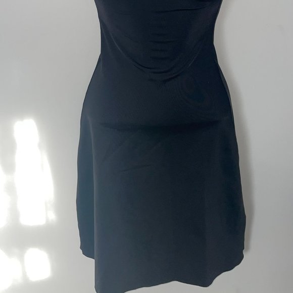 SOLD Spanx Black Slip Dress - Picture 2 of 6